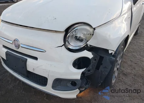 2012 Fiat 500 Sport z USA, uszkodzony, nr VIN 3C3CFFBR8CT127262